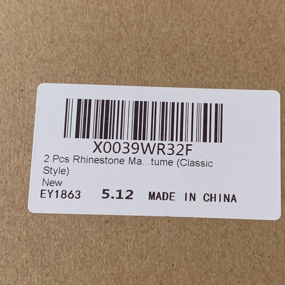 Rhinestone Masquerade Mask and Choker Necklace Costume Jewelry Set for Women - Picture 6 of 6